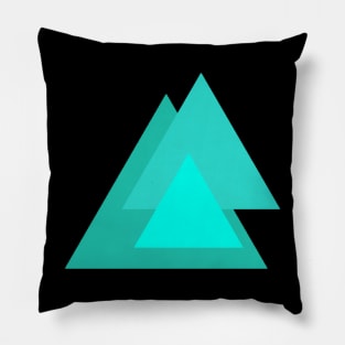 Abstract Triangles Pillow