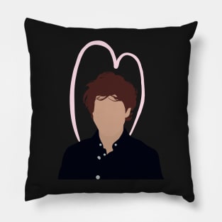 david dobrik neon light insta pic Pillow