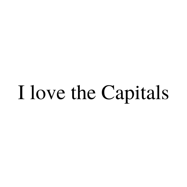 I love the Capitals by delborg