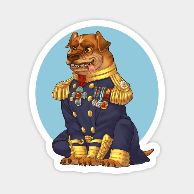 Admiral Brutor (Rusty Quill Gaming) Magnet by Rusty Quill