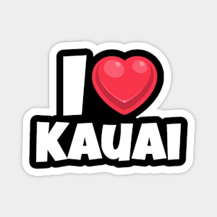 I love Kauai Magnet