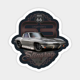 C2 Corvette Legend Magnet