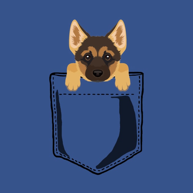 Pocket German Shepherd by JKA