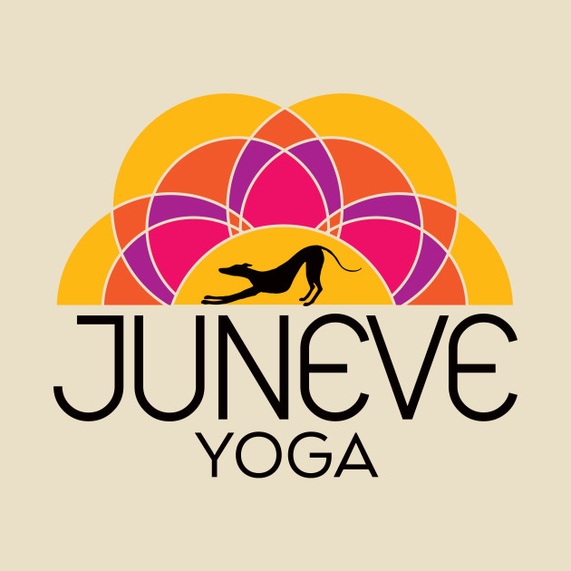 JUNEVE Yoga logo for light colored shirts - Yoga - Phone Case