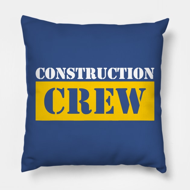 Construction Crew 1 Pillow by fradj