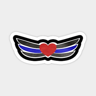 Leather Pride Wings Magnet