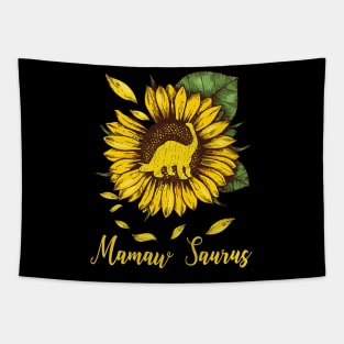 Sunflower Mamaw Saurus Tapestry