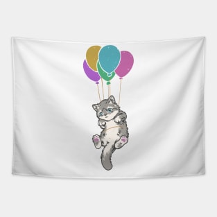 Cat balloons Tapestry