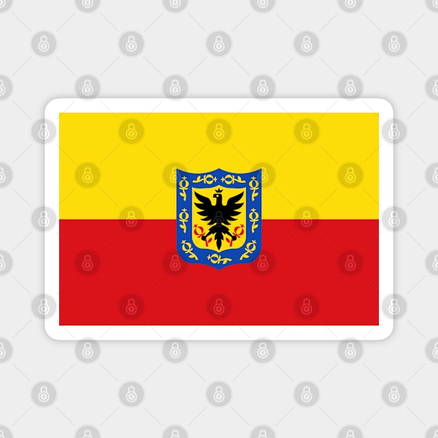 Flag of Bogotá (Colombia) Magnet by Ziggy's