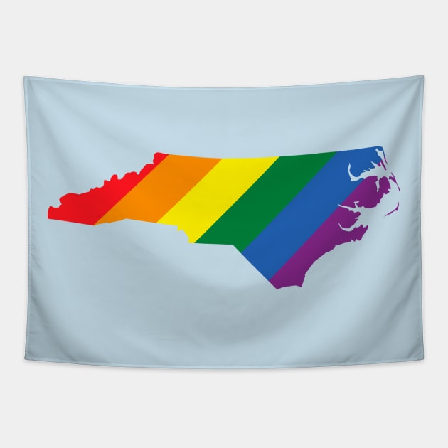North Carolina State Pride! Tapestry by FiftyStatesOfGay