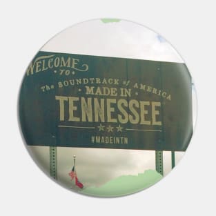 Picture of a Tennessee sign photography Welcome to TN Pin