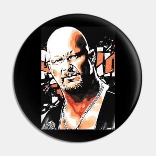 STONE COLD STEVE AUSTIN WWE WrestlingPAINTING Pin