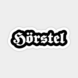 Hörstel written with gothic font Magnet