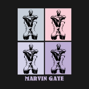 Marvin Gaye Big Boots Pop art T-Shirt