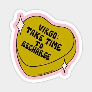 Virgo Conversation Heart Magnet