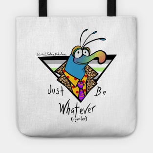 Agender pride whatever puppet weirdo Tote