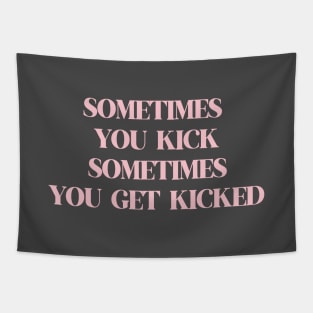 Kick, pink Tapestry