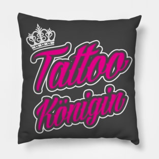 Tattoo königin (white) Pillow