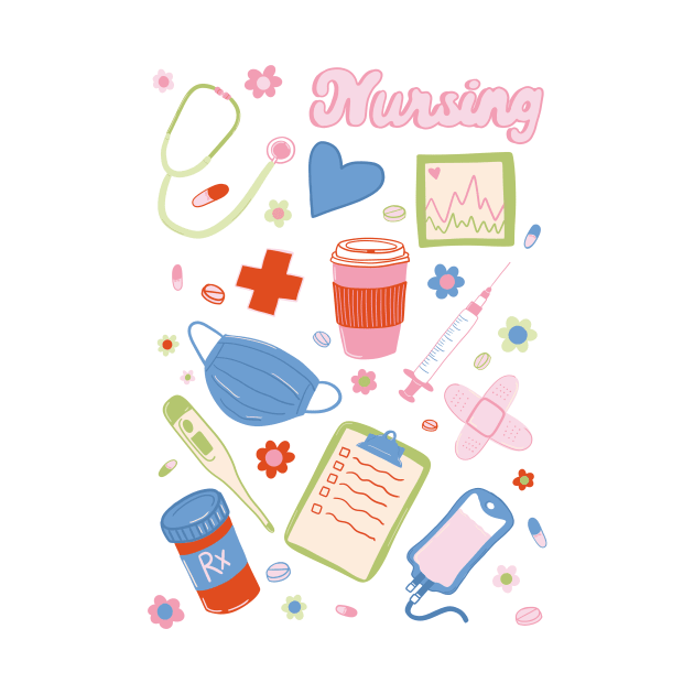 Nursing things by Moon Ink Design