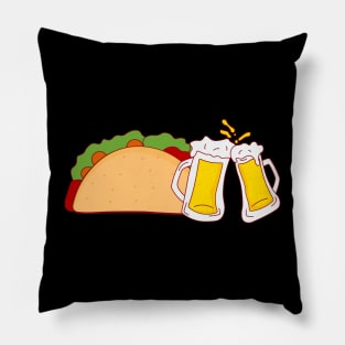 Taco and Beer Pillow