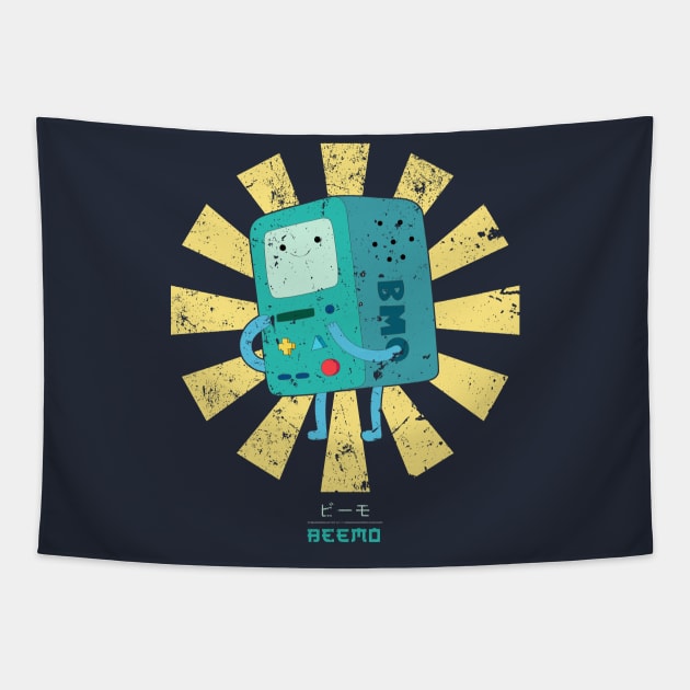 Beemo Retro Japanese Adventure Time Tapestry by Nova5