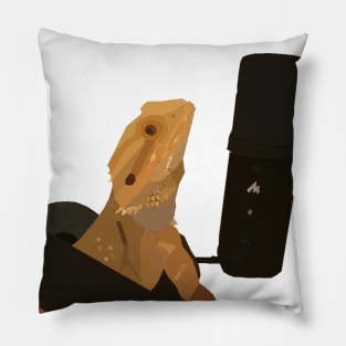 All About Bearded Dragons Cover Art Pillow