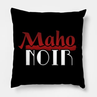 Maho Noir logo Pillow