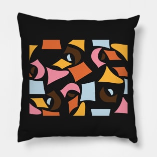 Abstract Bright Summer Colors Pillow