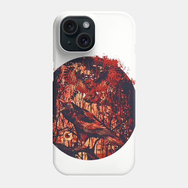 crow Phone Case by inkzella