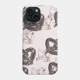 Pink Pretzel Pattern Phone Case