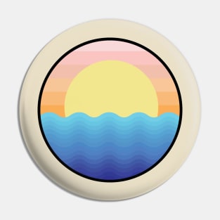 Sunset Pin