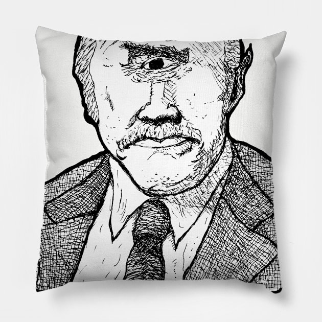 Who's Yuh Daddy? (Text) Pillow by Pop Wasteland