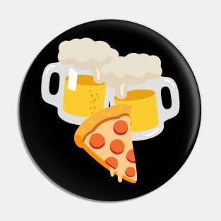 Beer and pizza Pin