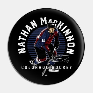 nathan mackinnon emblem Pin