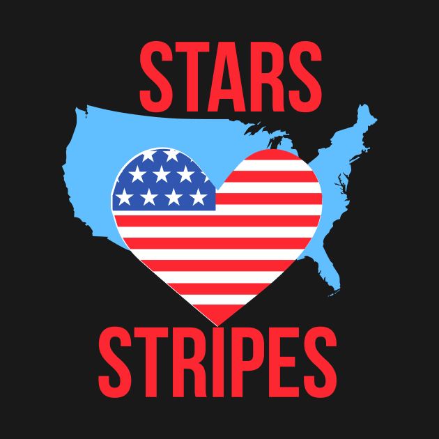 Funny Gift For Independence Day - Stars And Stripes Gift For Women ,Men by Cool Design