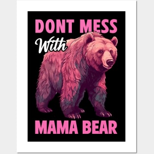 MAMA BEAR Don't Mess With My Cubs Mom Shirt Mom Life 