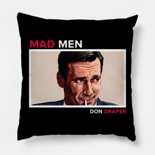 Don Draper Smoking Face Pillow