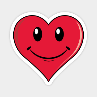 Heart Smiley Magnet