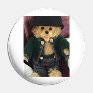 Teddy Bear in Austria Pin