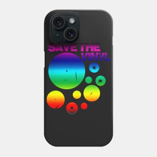 Save The Vinyl, colored Phone Case