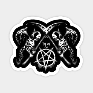 Ghouls and Pentagram Magnet