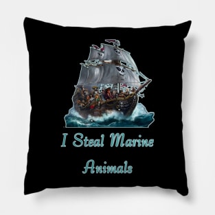 I Steal Marine Animals Pillow