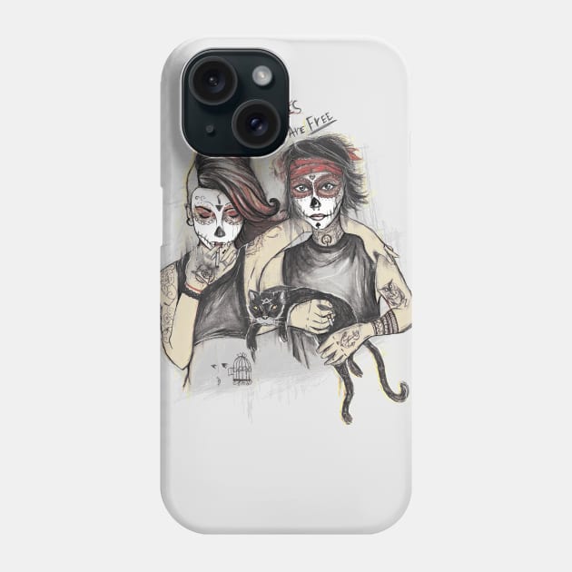 Girls Are Free Phone Case by wanviana