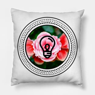 Elysian Floral Logo Pillow