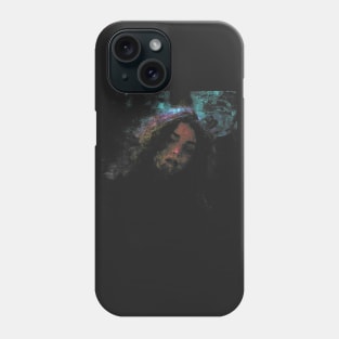 Beautiful girl, in dark place. Like cave. Dark but beautiful. Phone Case