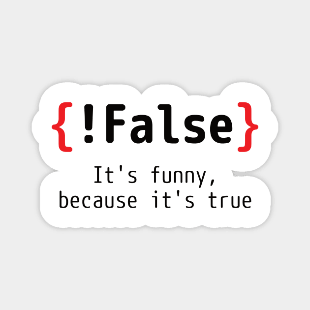 Programmer T-shirt - Coding Joke Magnet by Anime Gadgets