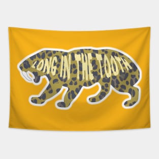 Long In The Tooth Saber Toothed Tiger Sabretooth Cat Tapestry