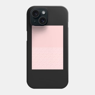 Geo Lines (Pink & White) Phone Case