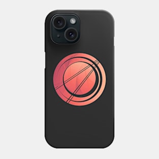 Geometric Minimal galaxy planet coral Phone Case