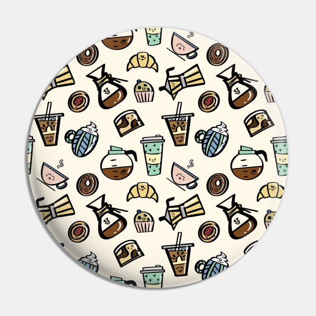 Coffee & Pastries Pin by designering_sarah